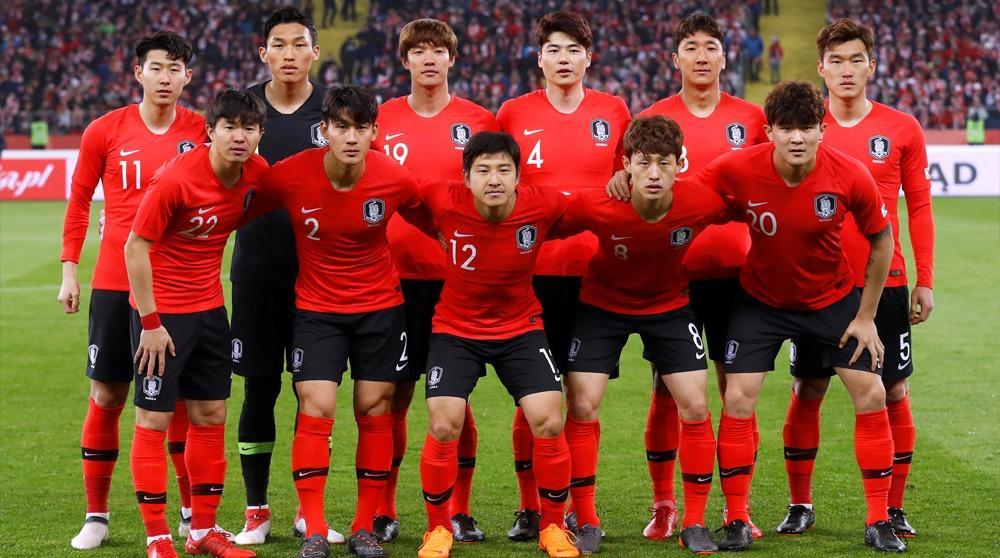 team photo for Korea Republic